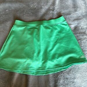 Alo Yoga Green Athletic Skort
